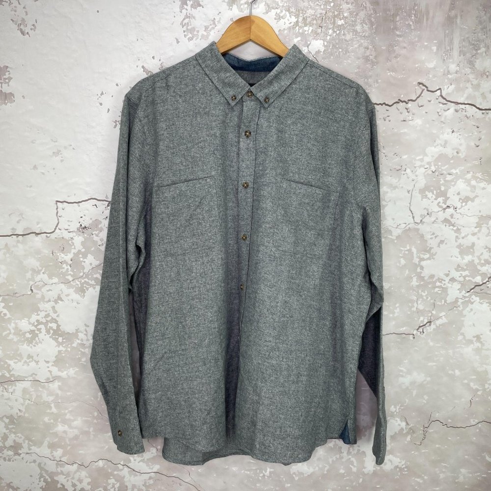 Wallin & Bros Gray Flannel Shirt 2XL NWOT